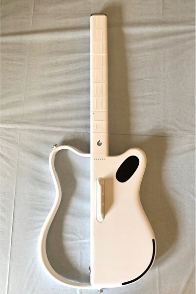 Genie LAVA Gitara inteligentă fără corzi 77 cm albă cu difuzor pliabil pre-se...