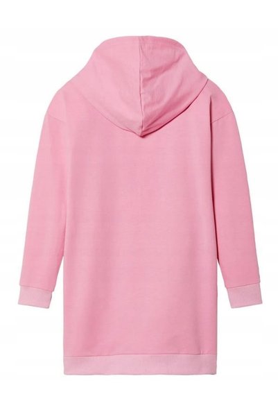 NO BRAND Rochie hanorac pentru fete roz PIKACHU lungă 158/164 călduroasă
