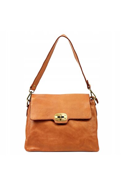 Vera Pelle Geantă de mână vintage din piele pentru femei, tip crossbody, stil...