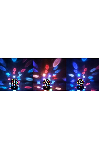 NO BRAND Proiector de lumini disco, reflector glob disco, glob luminos LED RG...