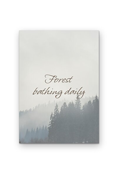 OEM Poster Cardboard 250g A4 Daily forest bath, Inspirational quote, Minimali...