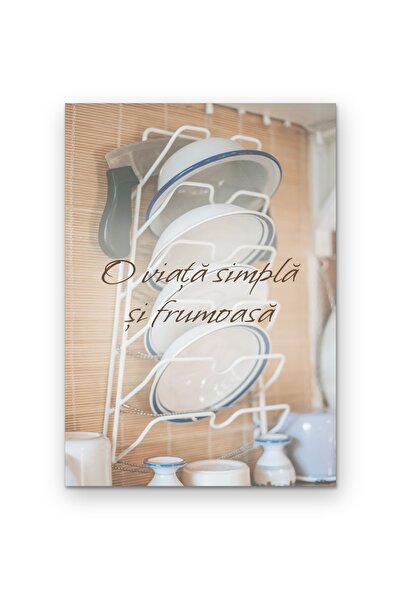 OEM Poster Carton 250g A4, O viață simplă și frumoasă, Tablou motivațional, S...