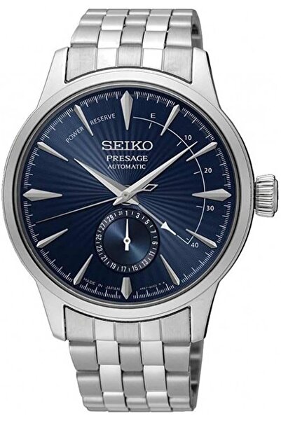 Seiko PRESAGE Power Reserve Cocktail Time "Blue Moon" SSA347J1, Blue, Dress