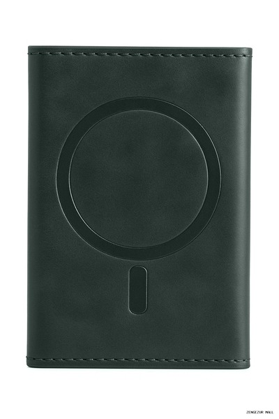Joko ZNGZRMLL Tema Magsafe Δερμάτινη θήκη καρτών (202837) - Πράσινο