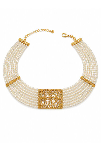 Venus Design Kristal Taşlı Choker Kolye