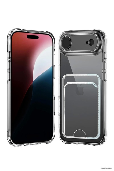 New Face ZNGZRMLL Newface iPhone 17 Air Kart سيليكون شفاف (203113) - شفاف