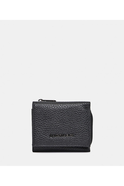 Mandarina Duck Μικρό Δερμάτινο Γυναικείο Πορτοφόλι για Κέρματα Μαύρο P10FZP76...