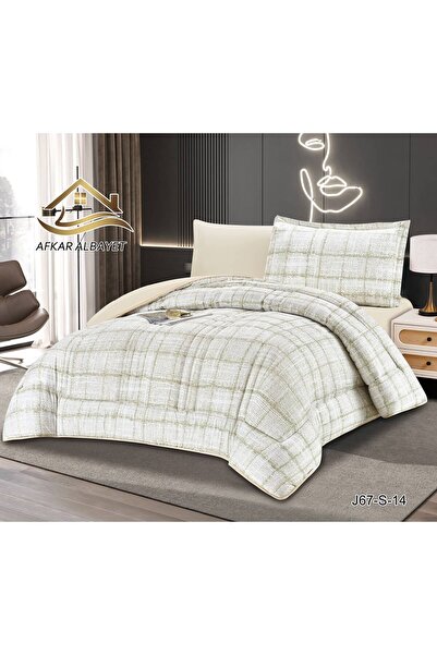 Afkar Albayet Floral Fitted Sheet Summer 4 Piece Microfiber - Filling Comfort...