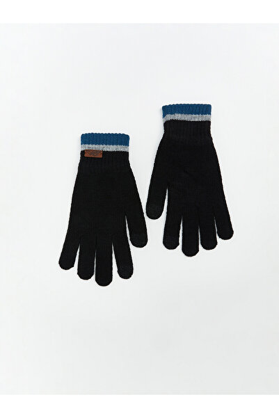 LC Waikiki Vizyon New Season Stripe Patterned Men's Gloves