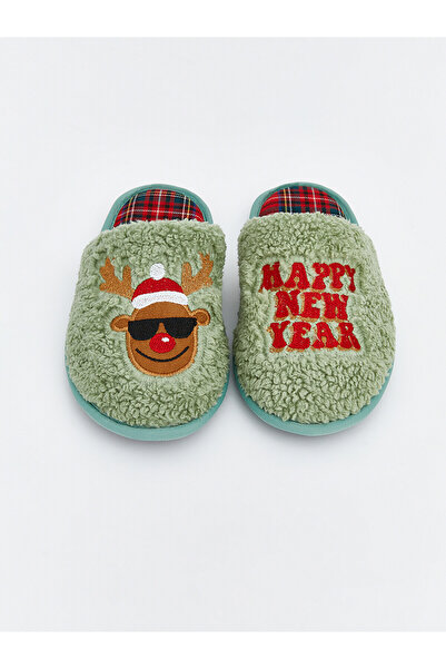 LC Waikiki Two Mt Shop Quality Lcw Steps Anthracite Boys' Slippers