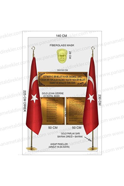 Atatürk Köşesi Seti Poz Model 05