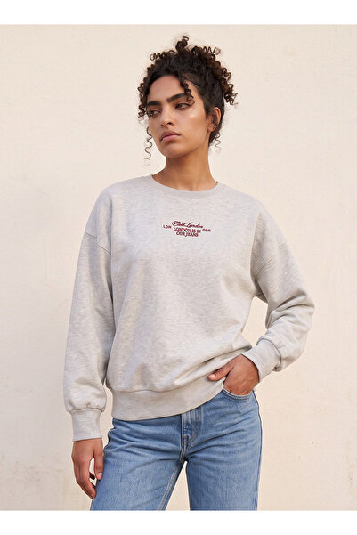 Lee Cooper Relaxed Fit Sweatshirt with Embroidery