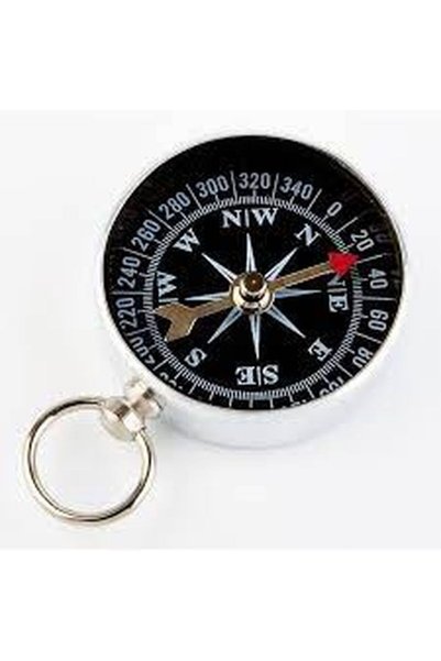 ForWhat Metal Made Compass with Handle for Office Home Office Gift