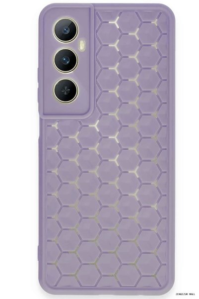 New Face ZNGZRMLL غطاء حماية من السيليكون لهاتف Realme C65 (224457) - أرجواني