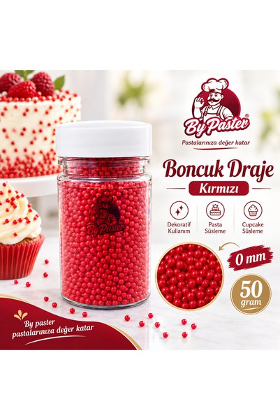 By Paster BONCUK DRAJE KIRMIZI 0 MM 50 g