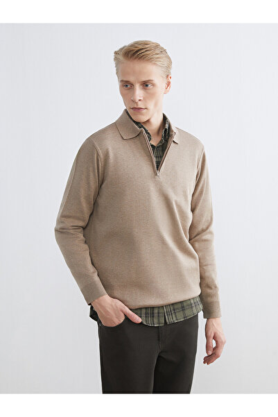 LC Waikiki Peak New Season Polo Neck Men's Sweatshirt