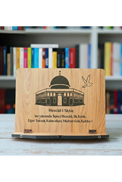 hü ma tasarım ve aksesuar İsim Yazılabilir Kişiselleştirilebilir Kitap Okuma Standı Kuran Rahlesi Tablet Standı Hafız İçin Öğrenci İçin Hediye