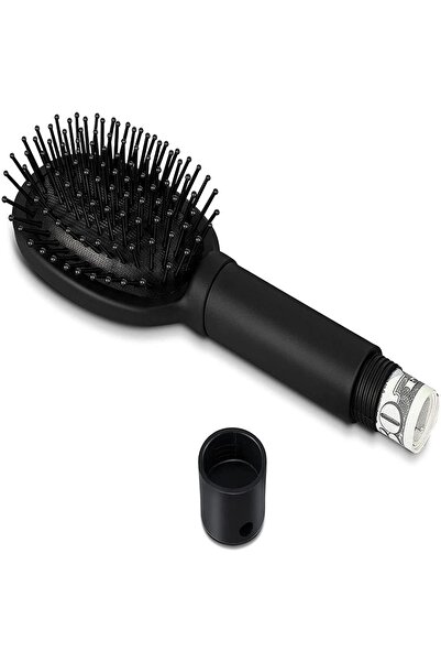 Choice black Discreet Hairbrush Hidden Compartment for Money Mini Keys Pills ...