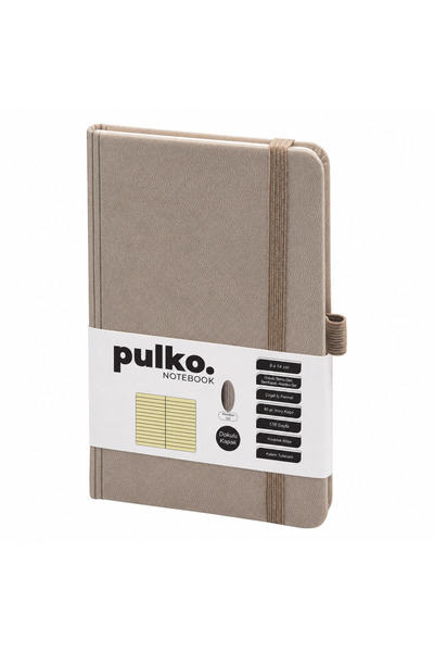 PULKO Notebook Notebook, (9X14Cm), Accordion Spine, Textured Hard Cover, 176 ...