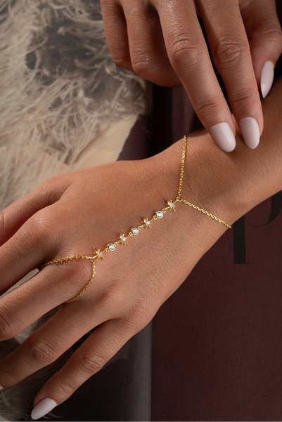 Silvano Jewelry 925 Ayar Gümüş Kutup Yıldızı Suyolu Şahmeran