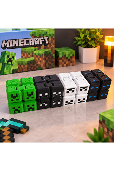 MYA 3D TASARIM ATÖLYESİ 3D 4lü KATLAÇ MİNECRAFT SET OYUNCAK