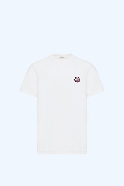 MONCLER GRENOBLE Black ve Red Logolu Pamuklu Jersey Tişört