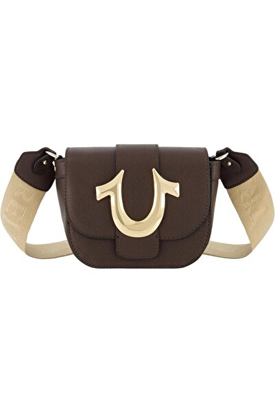 True Religion Women's Crossbody Bag, Mini Flap Adjustable Shoulder Handbag Wi...