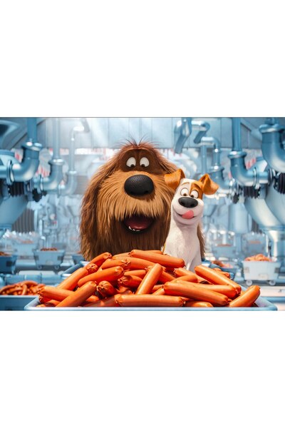 OEM Afișul filmului animat Viața secretă a animalelor de companie, 61x90 cm, ...