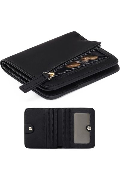 SYOSI Women's Wallet RFID Blocking Leather Compact Bi-fold Wallet for Woman Z...