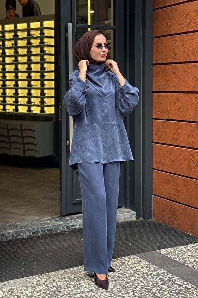 QOOQ STORE QOOQ Pantolonlu Takım 27FW227T İndigo