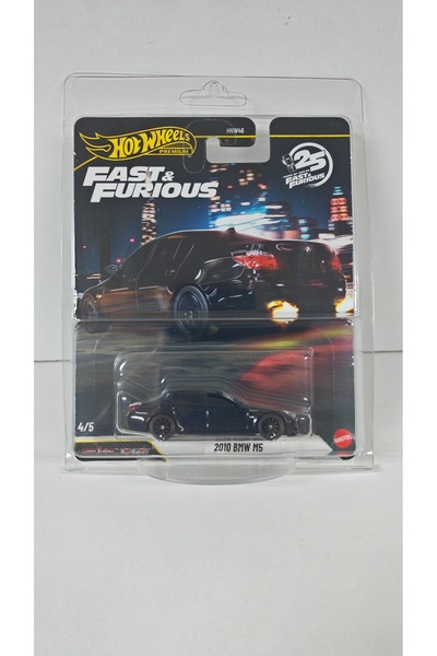 HOT WHEELS PREMIUM FAST & FURIOUS SERİSİ - 2010 BMW M5 (KORUMA KABI İLE BİRLİ...