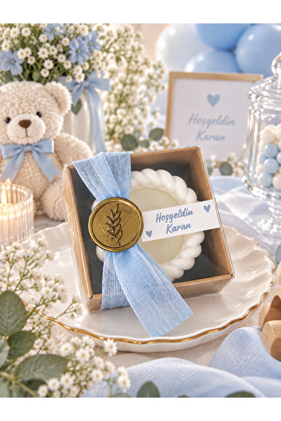 pixart design candle home decor Bebek Doğum Günü Mevlüt Mevlit Baby Shower Bu...
