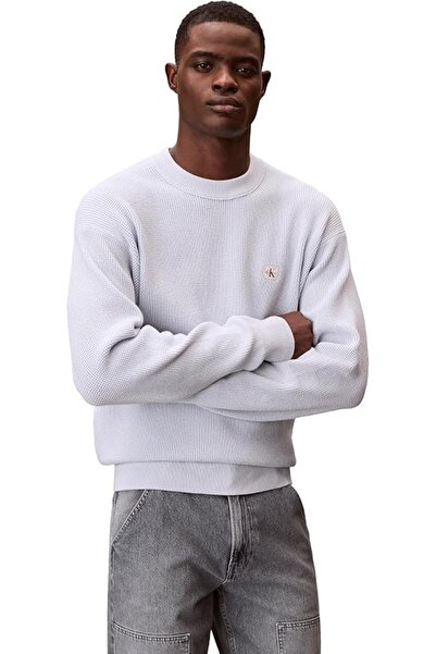Calvin Klein LS EZ COTTON WAFFLE CRWNK SWTR 9 Erkek Kazak