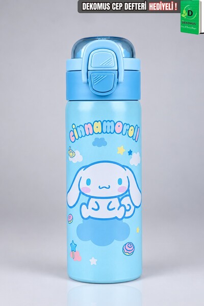 Cınnamoroll Licensed Blue Cloud Collection 600 ml Dual Function Steel Flask w...