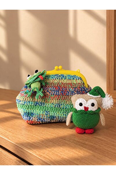 Amigurumini çanta ve anahtarlik