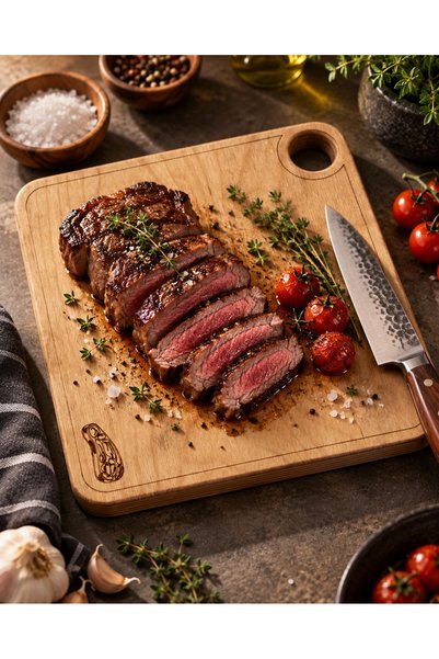 OAKY Life 3-Piece Wooden Cutting Board Set – Meat Fish Vegetables 30X23 cm 18 mm Plywood
