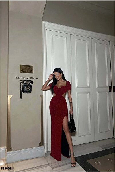 Şeker Portakalım Βραδινό φόρεμα με σκίσιμο στο ύψος του στήθους, κοντό φόρεμα...