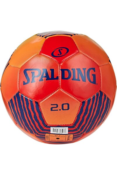 SPALDING كرة قدم SPLD 2 0 باللون البرتقالي والأزرق والأخضر مقاس 5