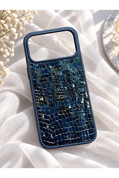 Yeni Sezon SADECE İPHONE 17 PRO UYUMLU Yılan Derisi Görünümlü Premium Kalite Telefon Kılıfı….