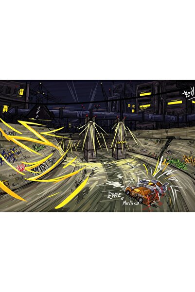 OEM Poster Need For Speed Underground Art 4k, 61x90 cm, poster5267