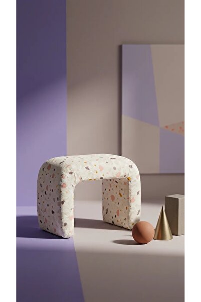S Home Design Concept Penolope Babyface Puf, Terazzo Desenli