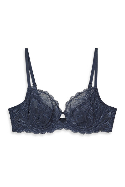Calvin Klein Lacivert Kadın 000QF8120E CK WOMEN Balenli Sütyen