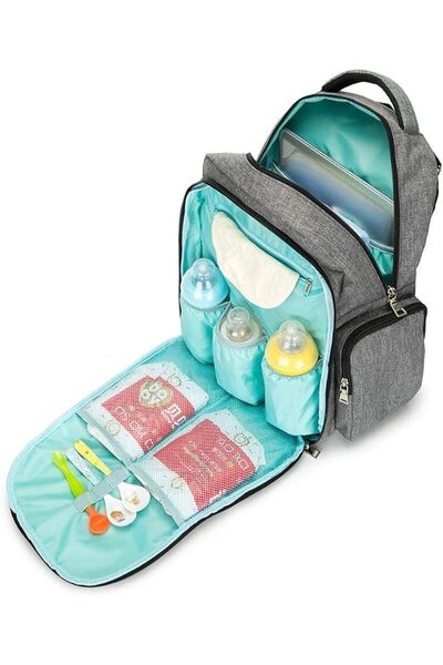 eWINNER Diaper Bags Nappy Changing Bag With Pad and Warmer Large Capacity Bab...