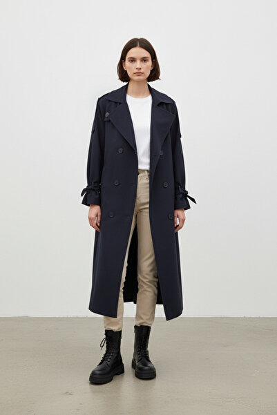 Durivya Kuşaklı Oversize Trençkot