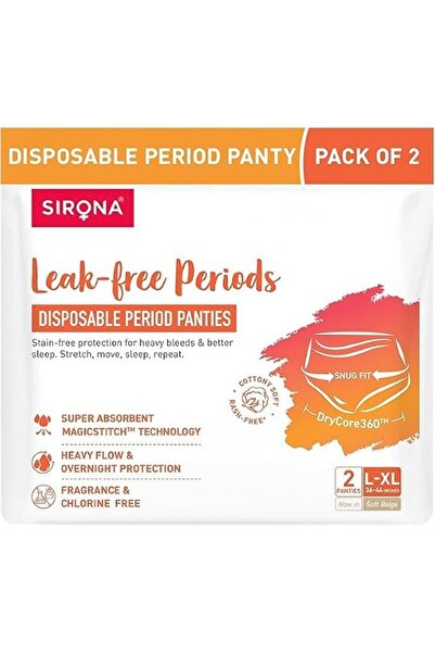 Sirona accessory Sirona Disposable Period Panty for Girls & Women |S-M | Pack...