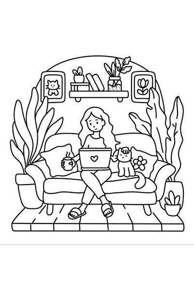 COZY RELAXATION Cozy Girls. Descoperă noua carte de colorat pentru relaxare din colectia recent apărută pe piața din România!