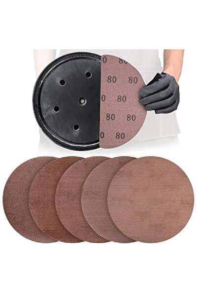 Generic Low Dust Drywall Sandpaper Set, 14 Pieces 9" Mesh Sanding Discs with ...