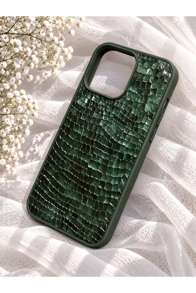 EskilikShop Yeni Sezon SADECE İPHONE 16 PROMAX UYUMLU Yılan Derisi Görünümlü ...
