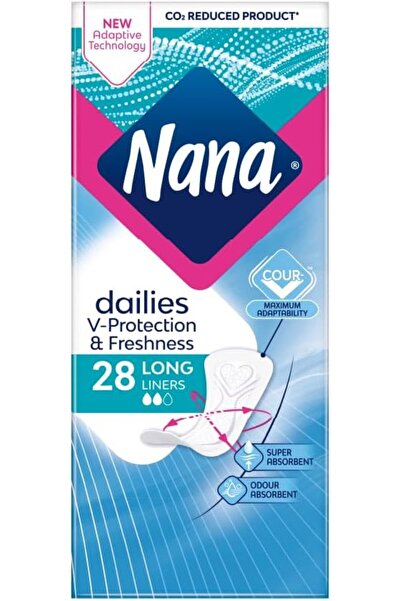 Nana Long Pantyliners, 28 Count