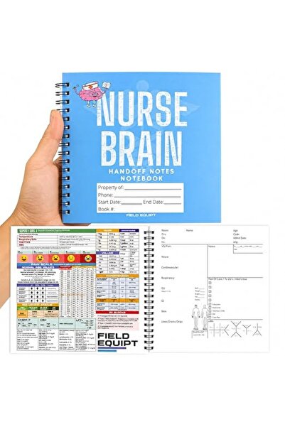 GENERAL Field Equipt Nursing Report Sheets Notebook, Nursing Notepad, 2 Pack ...